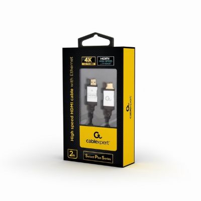 3. GEMBIRD select plus series CCB-HDMIL-2M Kabel (HDMI M - HDMI M; 2 m; schwarz)