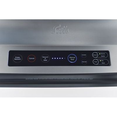 3. Solis Vac Prestige 800 mbar Vakuumiergerät, Schwarz, Edelstahl