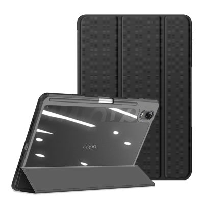 10. Dux Ducis Toby Armored Flip Smart Case für Oppo Pad mit Stifthalter Schwarz