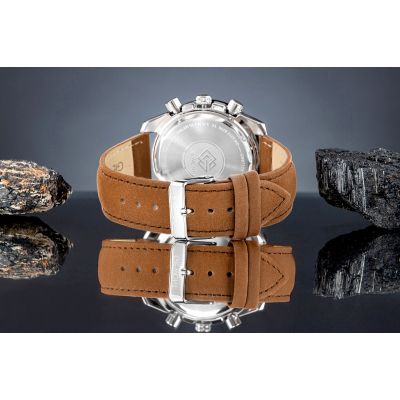 6. Giewont Herrenuhr Chronograph Saphir Braun Blau GW8720-A2