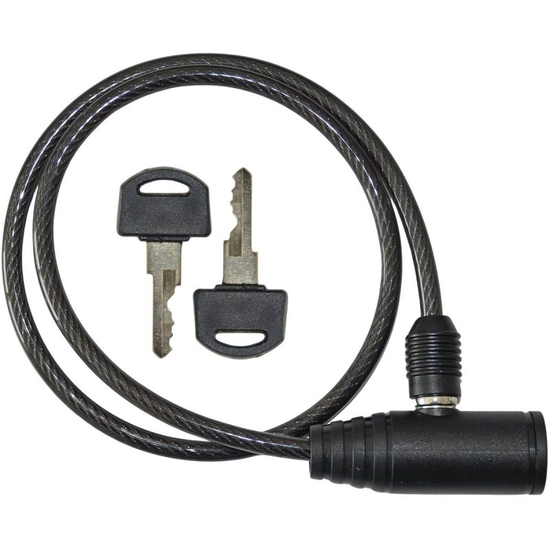 11. Fahrradschloss mit Schlüssel 0,6 x 65 cm Schwarz XQMAX