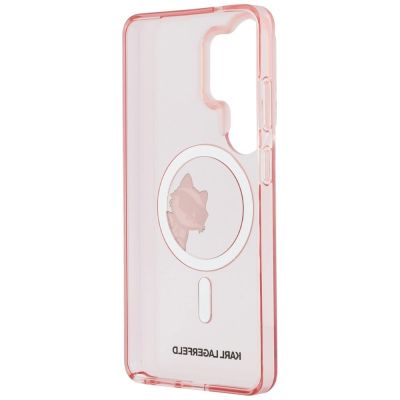 7. Karl Lagerfeld IML Peekaboo Choupette MagSafe Hülle für Samsung Galaxy S26 Ultra - Pink