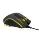 5. Wozinsky WMGK-1181W Kabelgebundene optische Gaming-Maus mit 7200 DPI und Hintergrundbeleuchtung – Schwarz und Gelb