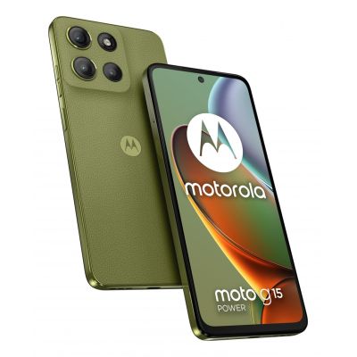 6. Motorola Moto G15 Power 8/256GB Smartphone in Iguana Green