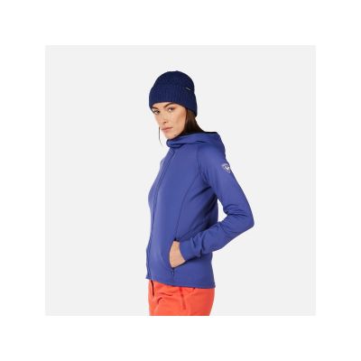 2. ROSSIGNOL Damen-Sweatshirt mit dünner Mid-Layer-Lage, FZ Blau