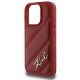 6. Karl Lagerfeld Quilted Signature Hülle für iPhone 16 Pro – Rot