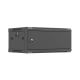 20. LANBERG Wandregalschrank 19" 4U 600X450 Schwarze Metalltür (Bausatz)