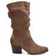 2. Beige Velourslederstiefel Vinceza 58597