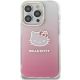 3. Hello Kitty IML Gradient Electrop Kitty Head Hülle für iPhone 13 Pro / 13 – Rosa