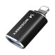 4. Wozinsky WALA-01 Lightning auf USB-A OTG Adapter - Schwarz