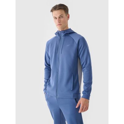 9. Herren-Trainings-Sweatshirt mit Kapuze 4F 4FWAW24TFSWM405-32S