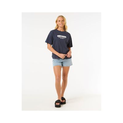 4. RIP CURL Surf Puff Relaxed Tee, marineblau