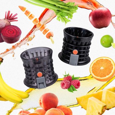 35. ELDOM Slow Juicer PJ350 250 W Schwarz Zwei Filter Neue Generation Schwerlastpresse