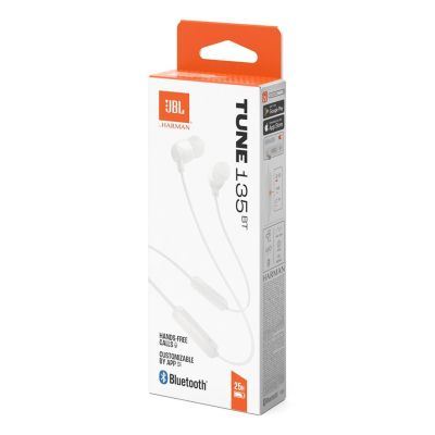 9. Kabellose Kopfhörer JBL Tune 135BT, weiß