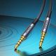 15. Ugreen AV183 20785 Kabel 3,5 mm Miniklinke / 3,5 mm Miniklinke 3 m – grau