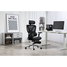 Activejet ergonomischer Bürostuhl YK848, schwarz