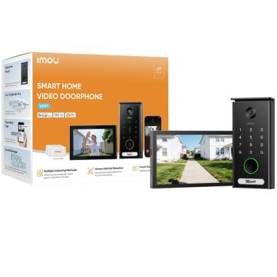 15. Imou VDP7 Video-Türsprechanlage, 5 MP, 17,8 cm (7 Zoll), Schwarz
