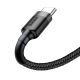 3. BASEUS USB-KABEL AUF USB-C-KANAL 3A 1M GRAU-SCHWARZ