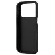 7. Guess Grained & Big Resin Logo Case für iPhone 18 Pro Max / 17 Pro Max - Schwarz