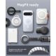 9. Spigen Ultra Hybrid Mag MagSafe Hülle für Google Pixel 11 – Transparent und Weiß
