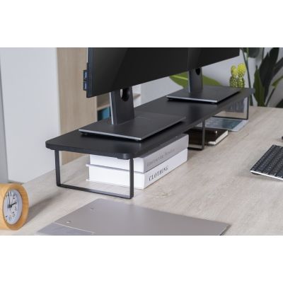 12. GEMBIRD 2-MONITOR-STÄNDER (RECHTECKIGE FORM)