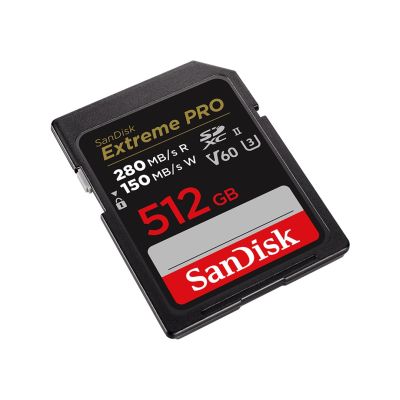 SANDISK EXTREME PRO SDXC-KARTE 512 GB 280/150 MB/s V60 UHS-II