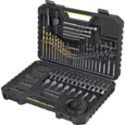 Bohrer-Set im robusten Koffer, 100-teilig, STANLEY
