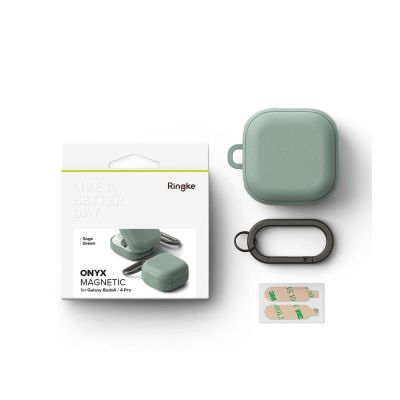 7. Ringke Onyx Magnethülle für Samsung Galaxy Buds 4 / 4 Pro – Grün