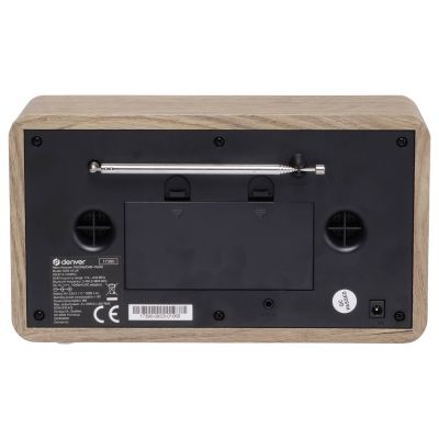 5. Retro-Radio Denver DAB-18, helles Holz
