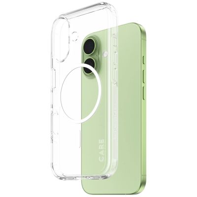 2. CARE by PanzerGlass Flagship Urban Explorer Case mit weißem MagSafe für iPhone 17 - Transparent