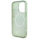 6. Guess IML Flower & Tonal Circle MagSafe Hülle für iPhone 16 Pro Max - grün