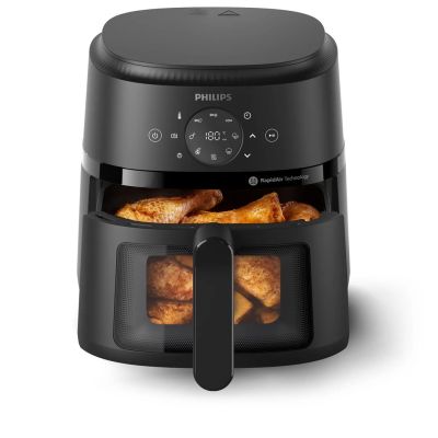 11. Philips 2000 Serie NA220/00 Fritteuse, 4,2 l, 1500 W, Heißluftfritteuse, Schwarz