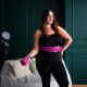 6. Plus-Size-Hula-Hoop-Reifen HMS HHW12 mit Nieten und Gewicht, lila