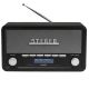 7. Radio Denver DAB-18 Retro Bluetooth – DAB/DAB+/FM – Stereo – Grau