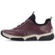 3. Komfortable Damen-Slipper in Bordeauxrot Rieker 45975-35