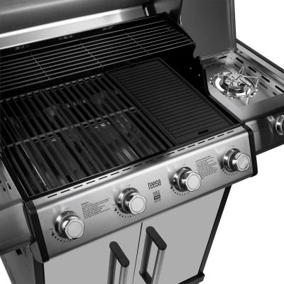13. Teesa BBQ 5006 MASTER Gasgrill – 5 Brenner – Platz für eine Gasflasche