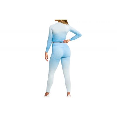 3. GymHero Ombre Rashguard Langarm LONG-BABYBLUE Blau M