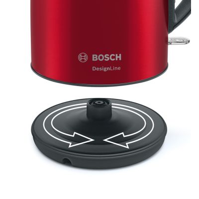 18. Bosch TWK3P424 Wasserkocher 1,7 l 2400 W Grau, Rot