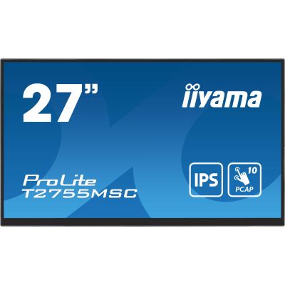 13. iiyama ProLite T2755MSC-B1 Computermonitor 68,6 cm (27") 1920 x 1080 px Full HD LED-Touchscreen Blade Schwarz