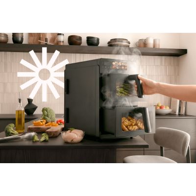 12. PROMIS DOPPEL-VERTIKAL-FETTFREIE FRITTEUSE 1