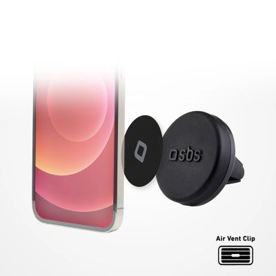 6. SBS TESUPPUNIVAIRMAG Smartphone-Halterung magnetisch, für Lüftungsschlitze - schwarz