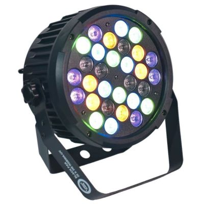 5. LIGHT4ME BLACK PAR 30x3W RGBA-UV LED - LED-Bühnenscheinwerfer