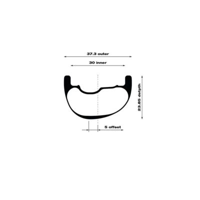 3. WTB Wheel CZR i30x29'' hinten 148x112 28 6-Loch MS
