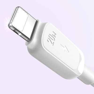 8. Joyroom Multi-Color Series A14 USB-C / Lightning 30W Kabel 1,2 m - weiß
