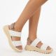 6. Gioseppo LUNENBURG Weiße Damenschuhe (75283-P-Weiß)