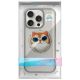 10. Nimmy Glasses Cool Cat MagSafe Case für iPhone 16 Pro - Grau