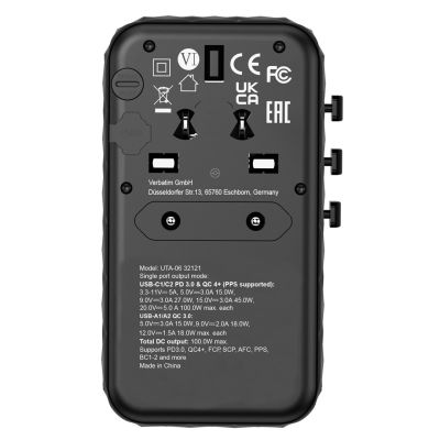 10. Verbatim UTA-06 Schwarzes Innenfutter