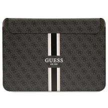 Guess 4G Printed Stripes Hülle für einen 16-Zoll-Laptop – Schwarz