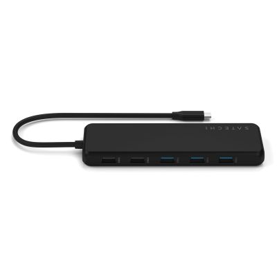2. Satechi 13-in-1 USB-C Triple Display Multiport Adapter - USB-C Adapter (1x Ethernet 1 Gbit/s, 3x USB-A 5 Gbit/s, 1x USB-A 10 Gbit/s, 2x USB-A 480 Mbit/s, 2x USB-C 10 Gbit/s 85W PD, 2x HDMI 2.0 4K@60Hz, DP 1.4 8K@60Hz, 3,5 mm Audio Ein-/Ausgang) (schwarz)