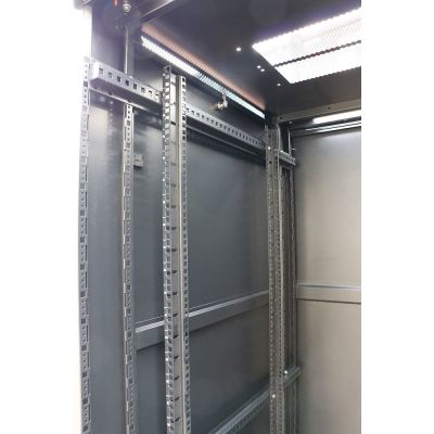 4. Extralink Rack-Schrank 42U 600x800 Schwarz Standgerät